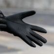 Men's deerskin leather driving gloves BLACK(BROWN)