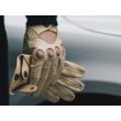 Men's Hairsheep Leather Driving Gloves BEIGE