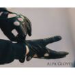 Men's Hairsheep Leather Driving Gloves BLACK(GREEN)