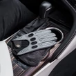 Men's Hairsheep Leather Driving Gloves GREY-BLACK