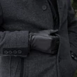 Men's hairsheep leather gloves lined with silk BLACK