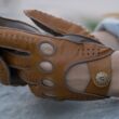 Women's hairsheep leather driving gloves NAVAHO-TAN