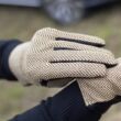 Women's hairsheep leather gloves lined with wool TWEED