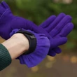 Women's silk lined suede leather gloves IRIS