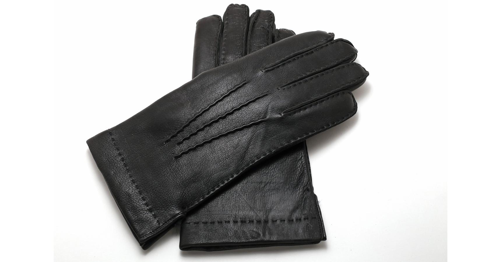 fur lined gloves mens