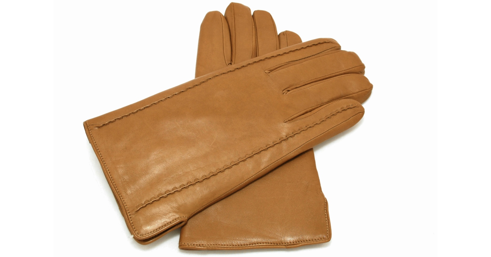 mens brown leather fur lined gloves