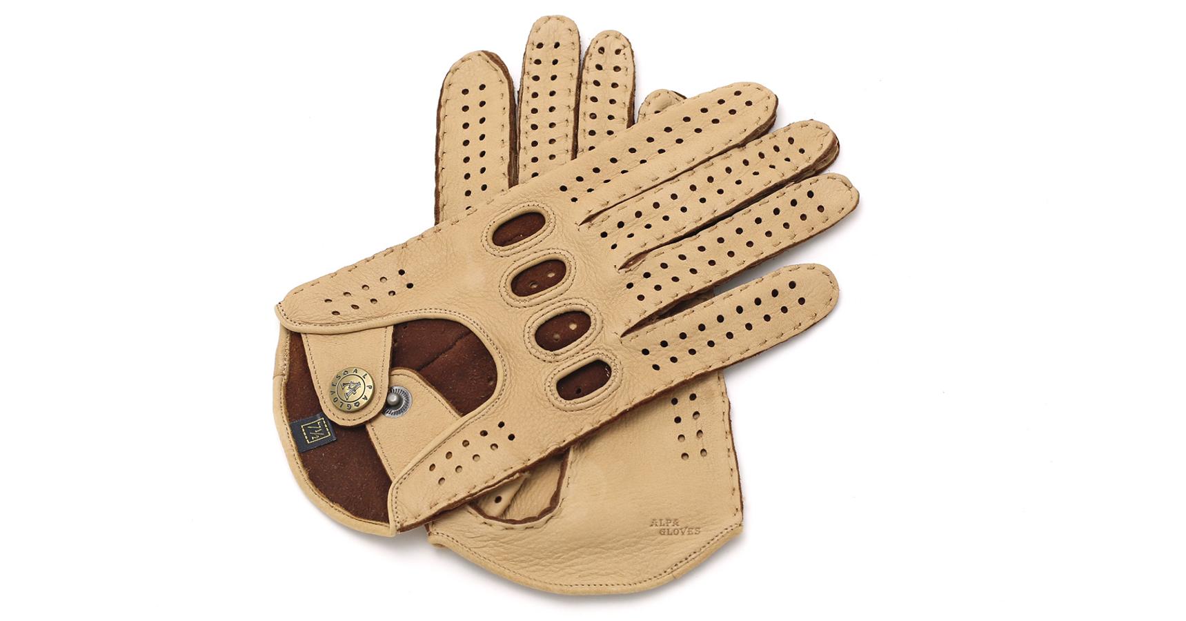 tan driving gloves