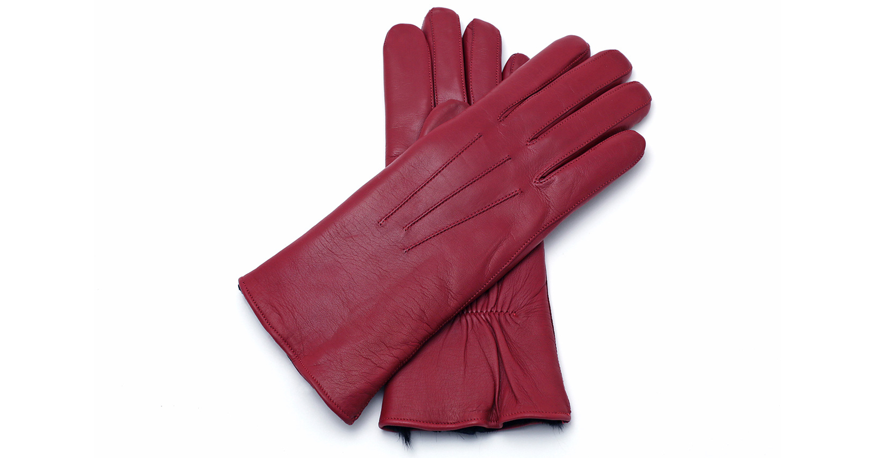 rabbit fur lined leather gloves womens