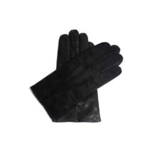 Men's suede leather gloves lined with wool