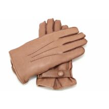 Women's deerskin leather gloves lined with lamb fur
