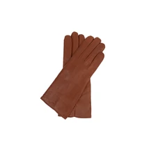 Női, juhnappa bőr, gyapjúval bélelt kesztyű BARNA Női, juhnappa bőr, gyapjúval bélelt kesztyű BARNA