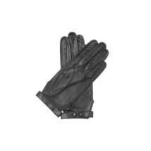 Women's hairsheep leather unlined gloves BLACK