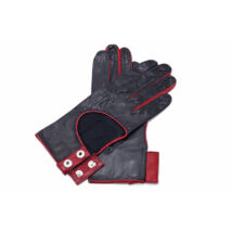 Women's hairsheep leather unlined gloves BLACK(R)