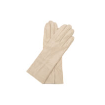 Women's silk lined leather gloves BEIGE