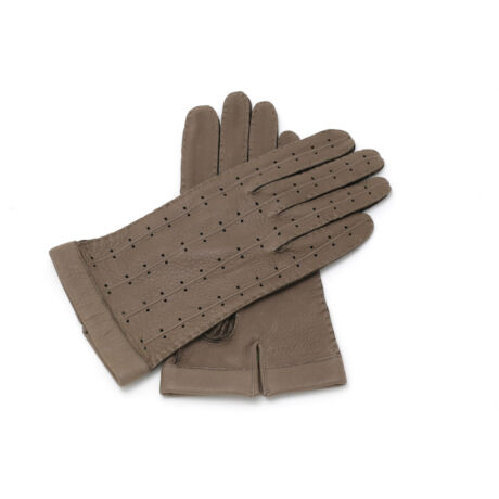 Men's deerskin leather unlined gloves TAUPE