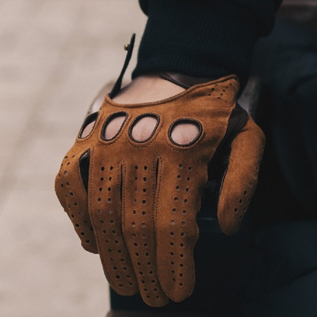 suede driving gloves