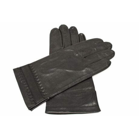 Men's hairsheep leather gloves lined with silk