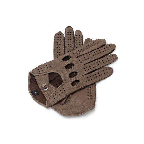Women's deerskin leather driving gloves TAUPE