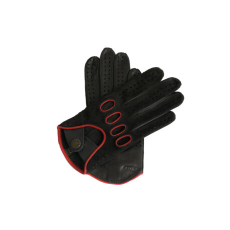Women's driving gloves BLACK(RED)
