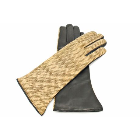 Women's hairsheep leather gloves lined with wool