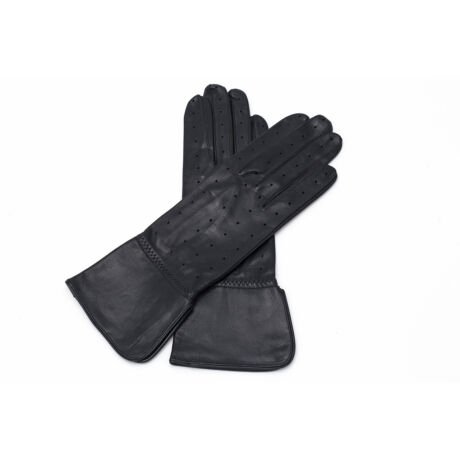 Women's unlined leather gloves BLACK