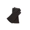 Women's hairsheep leather gloves lined with wool BLACK
