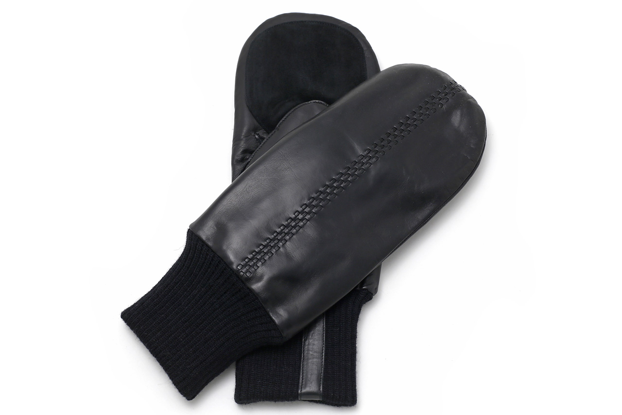 mens leather mittens